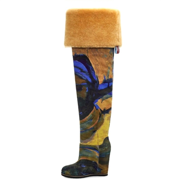 UGG X Claire Tabouret Over the Knee Print Boot - Picture 3 of 11